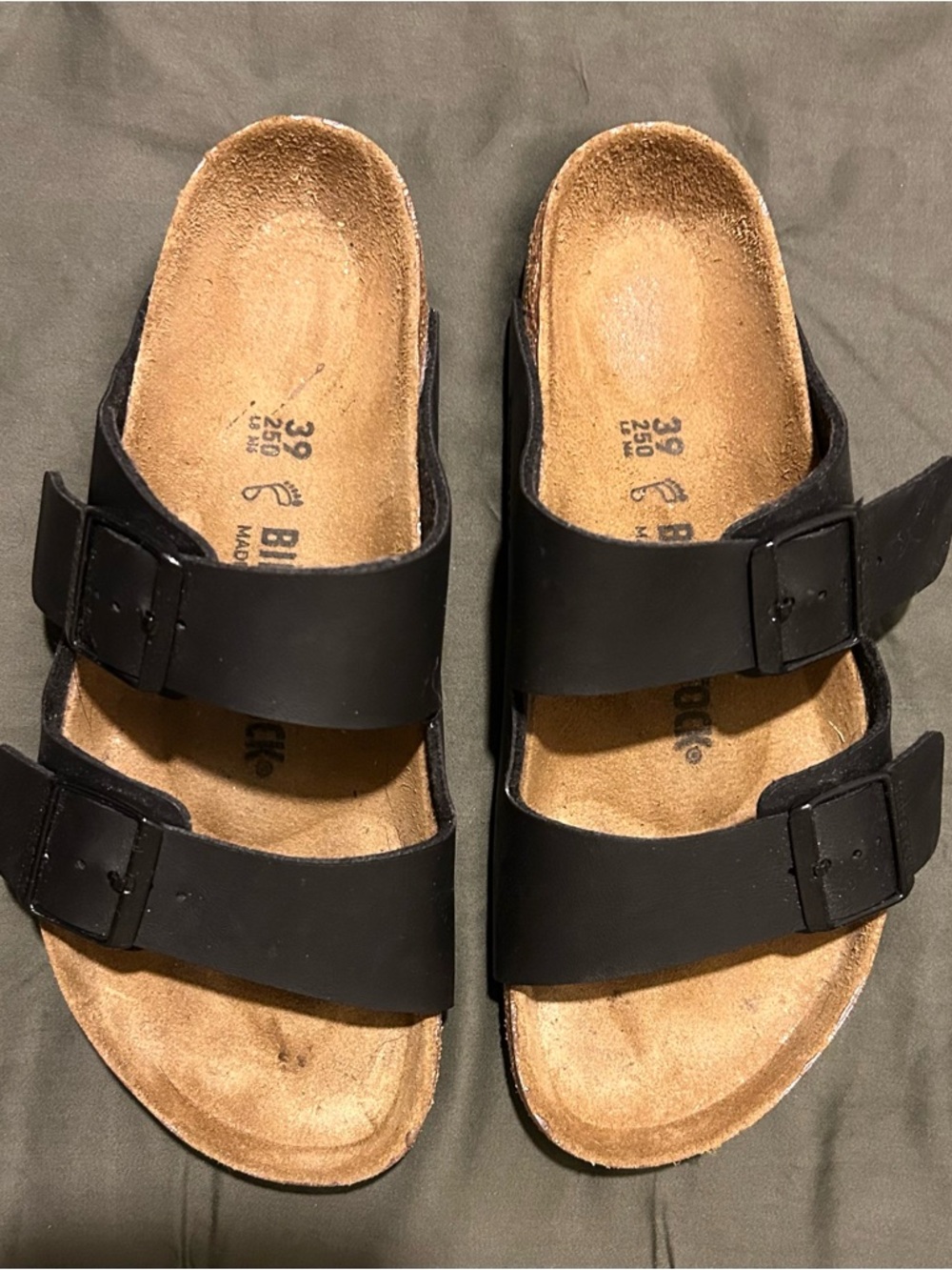 Birkenstock Black Arizona Sandals